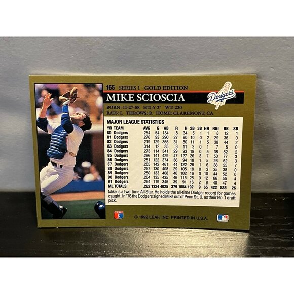 Leaf Baseball cards 1992 edition series 1 Gold set of 15 MLB - Picture 5 of 6